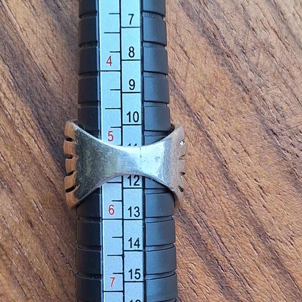 SILVER STACKED RING - Picture 3 of 6